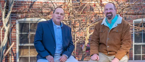 UNE's Chris Bates-Withers and Michael Smith of BU gave a gun-safety seminar this fall. 