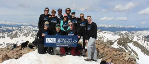 The class at the top of Mt. Quandary