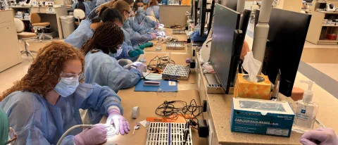 AHEC camp helps high school students. 