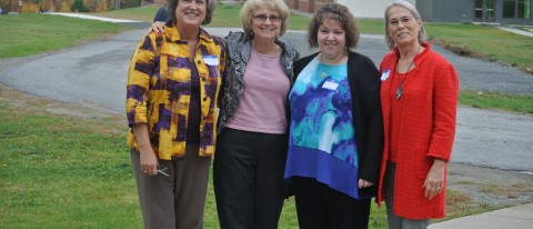 Kathryn Loukas, Regi Robnett, Jessica Bolduc, and Judy Kimball at the Fall MeOTA Conference