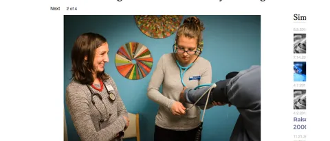The story was featured on the homepage of the 'Bangor Daily News' website