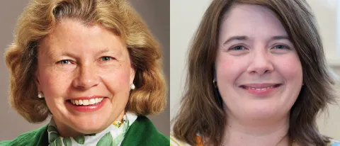 Dora Mills and Meghan May
