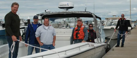 The 'Sharkology' takes her maiden voyage