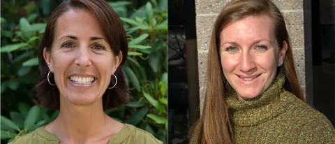 Jennifer Gunderman and Trisha Mason