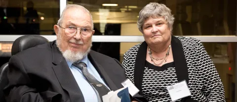 J. Jerry Rodos with his wife Joyce Pennington Rodos 