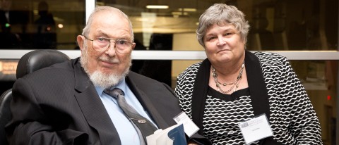 J. Jerry Rodos with his wife Joyce Pennington Rodos 