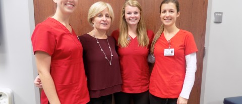 Arielle Wrubleski, Jane O’Brien, Heather Smith and Stephanie Biiss