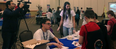 Photo of UNE students at Maine Science Festival
