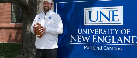 UNE Football Coach Mike Lichten