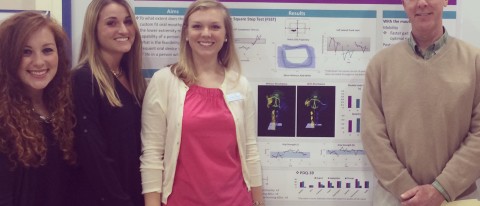 UNE DPT students publish research