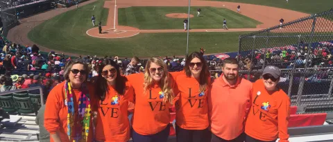 OT students at Hadlock Stadium