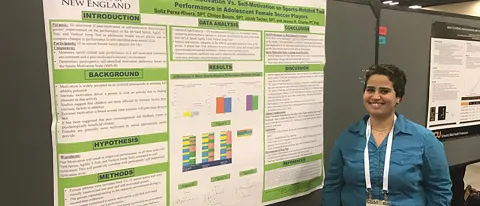 Soliz Perez-Rodriguez (DPT ’16) presents at the 2017 American Physical Therapy Association Combined Sections Meeting 