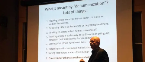 David Livingstone Smith at Tufts Medical Center