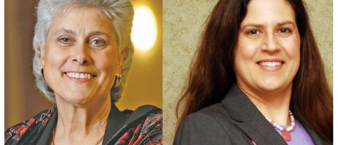 Marilyn Gugliucci and Polly Leonard