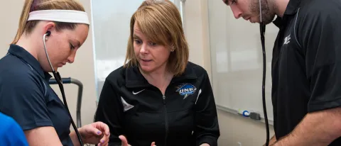 photo of students in the Applied Exercise Science program