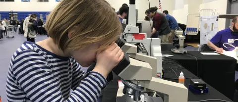 UNE’s Center for Excellence in the Neurosciences welcomed the public to its annual Brain Fair 