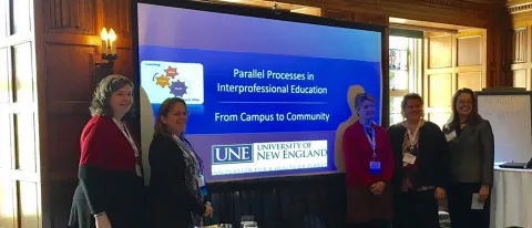 UNE faculty and staff present at Collaborating Across Borders VI conference