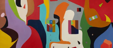 John David Ellis, Untitled (detail), oil on canvas