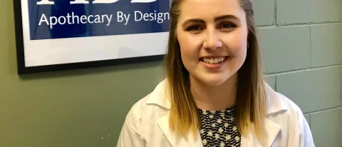 Current resident Sarah Lant at Apothecary By Design in Portland