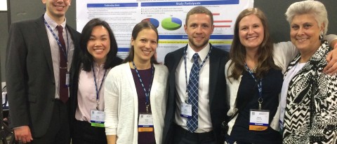 In addition to her award, Sonia Marcello was among five UNE COM students from the Class of 2020 who gave presentations 