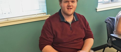 UNE public health student Michael Lawler '20