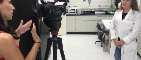 NEWS CENTER Maine's Roslyn Flaherty interviews Meghan May for a report on EEE