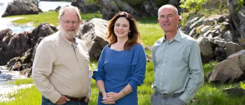 David Mokler, Katherine Hanlon and Geoffrey Bove