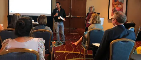 Shelley Cohen Konrad and Ted Meyer present at the Nexus Summit