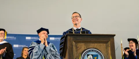 UNE's sixth President James D. Herbert, Ph.D.