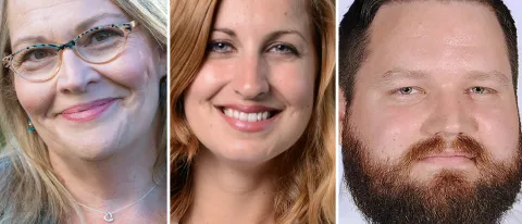 Karen Houseknecht, Celeste Bouchard, Cody Black