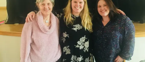 Kim Humphrey, Lindsay Spencer and Melissa Ward led the discussion of the film Bottom Dollars