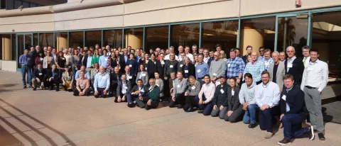 National DOE project managers, grant awardees and industry partners gather at the Westin Hotel in Long Beach, California, to kic