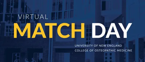 UNE COM students learned their residency matches on Match Day on March 20