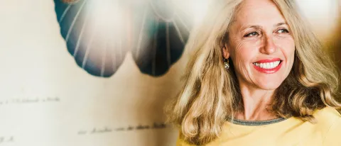 Artist and human rights advocate Patrisha McLean will speak at UNE on Feb. 10 on the issues of domestic violence