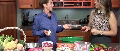 Anne-Marie Davee is interviewed in the WCSH "207" kitchen