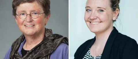 Martha Wilson (left) and Michelle Littlefield