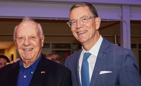 Art Girard and President Herbert