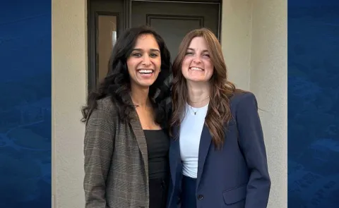 Soumya Sabbella DO 26 and Julia Shepard '26
