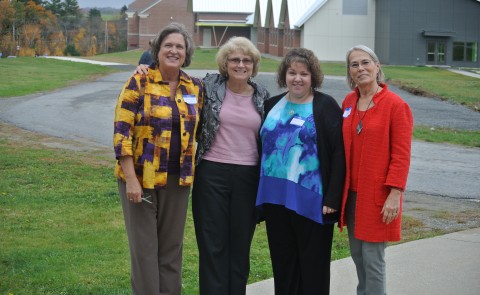 Kathryn Loukas, Regi Robnett, Jessica Bolduc, and Judy Kimball at the Fall MeOTA Conference