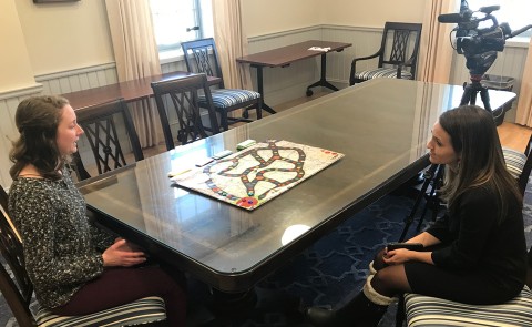 Tom Meuser and his students developed a board game designed to bring families closer together