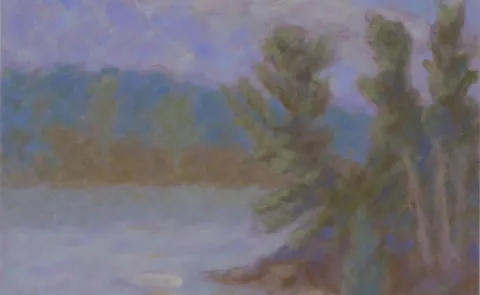 “Hamilton Audubon Sanctuary” (detail) by Phil Stevens (photo by Jay York)