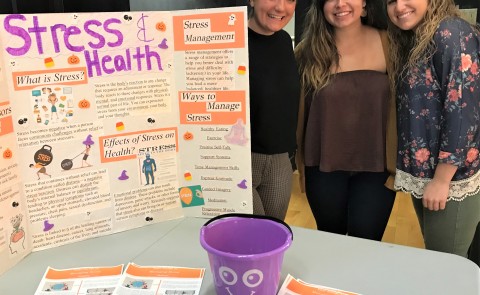 From left: Madeline Gendron (HWOS ’20), Deanna Padilla (HWOS ’20), and Meagan Accardi (HWOS ’20)