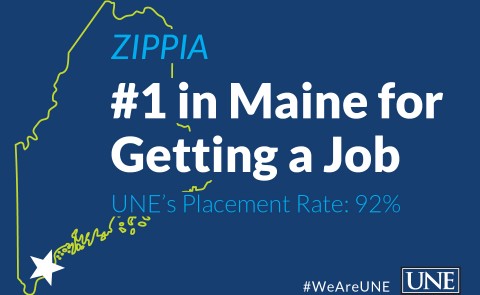 UNE ranked best college in Maine for getting a job