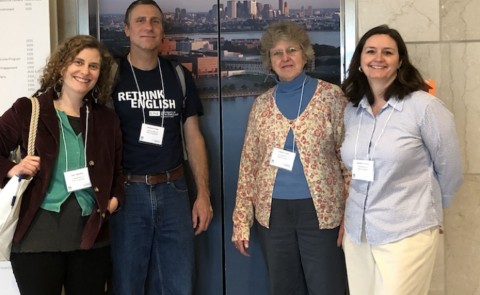 Amy Amoroso, Michael Cripps, Carole Center and Jen Gennaco recently presented at a regional writing conference