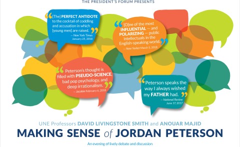"Making Sense of Jordan Peterson" event poster