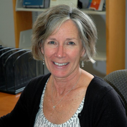 Headshot of U N E professional staff member Cindy Stewart