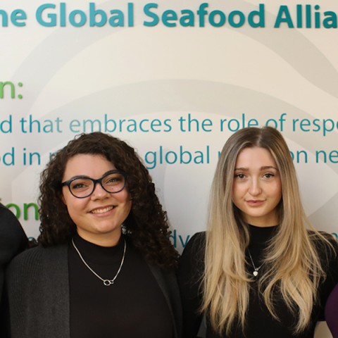 UNE alums at Global Seafood Alliance