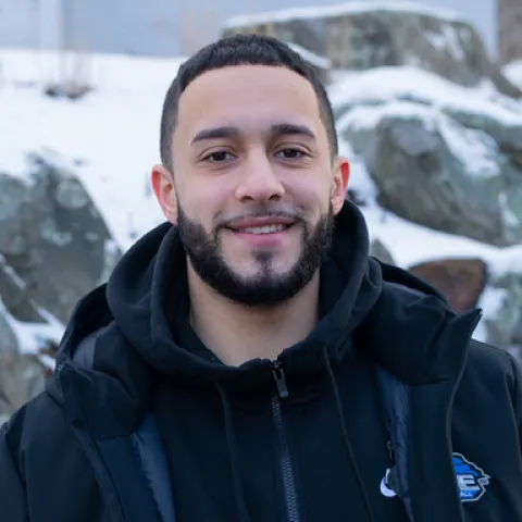 Headshot of U N E student Jeremiah Martinez