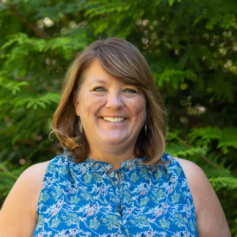 Headshot of U N E employee Krysten Gorrivan