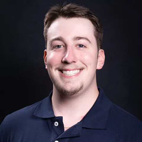 photo of Isaac Randall with black background